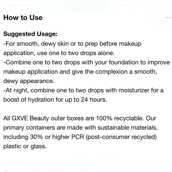 GXVE by Gwen Stefani All Time Prime Prep & Smooth Face Oil - Picture 14 of 14